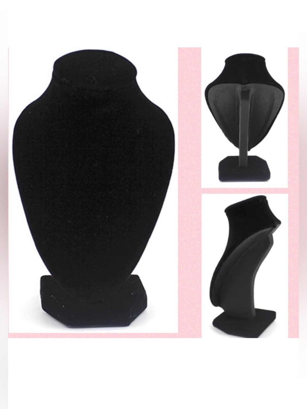 Black Velvet Mini Necklace Form